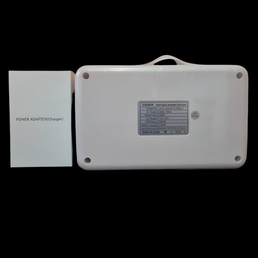 VANPA 250W - 216WH - 54 000mAh Power Bank - White